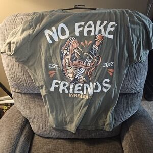 InkAddict Olive Graphic T-Shirt